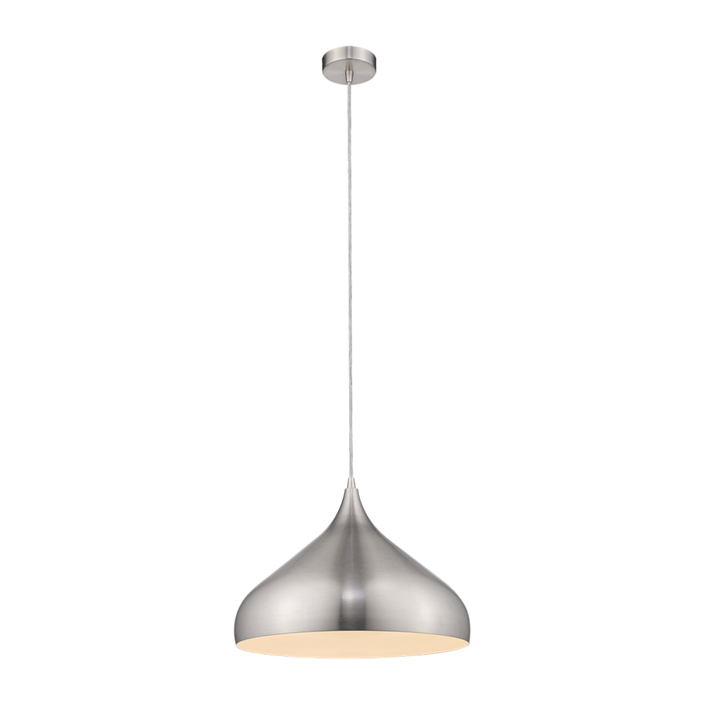 Buy Pendant Lights Australia Nova Pendant Light W420mm Brushed Nickel Metal - 31432