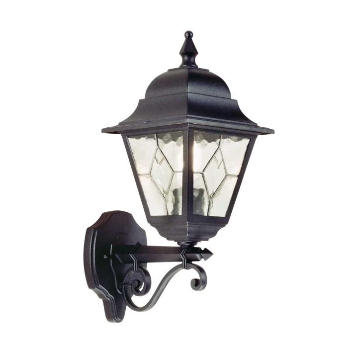 Norfolk Up Wall Lantern Black - NR1-BLK