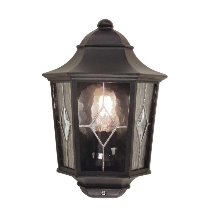 Norfolk Half Lantern Black - NR7-2-BLK