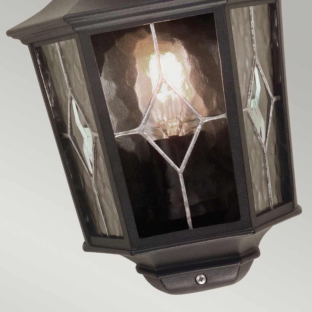 Norfolk Half Lantern Black - NR7-2-BLK