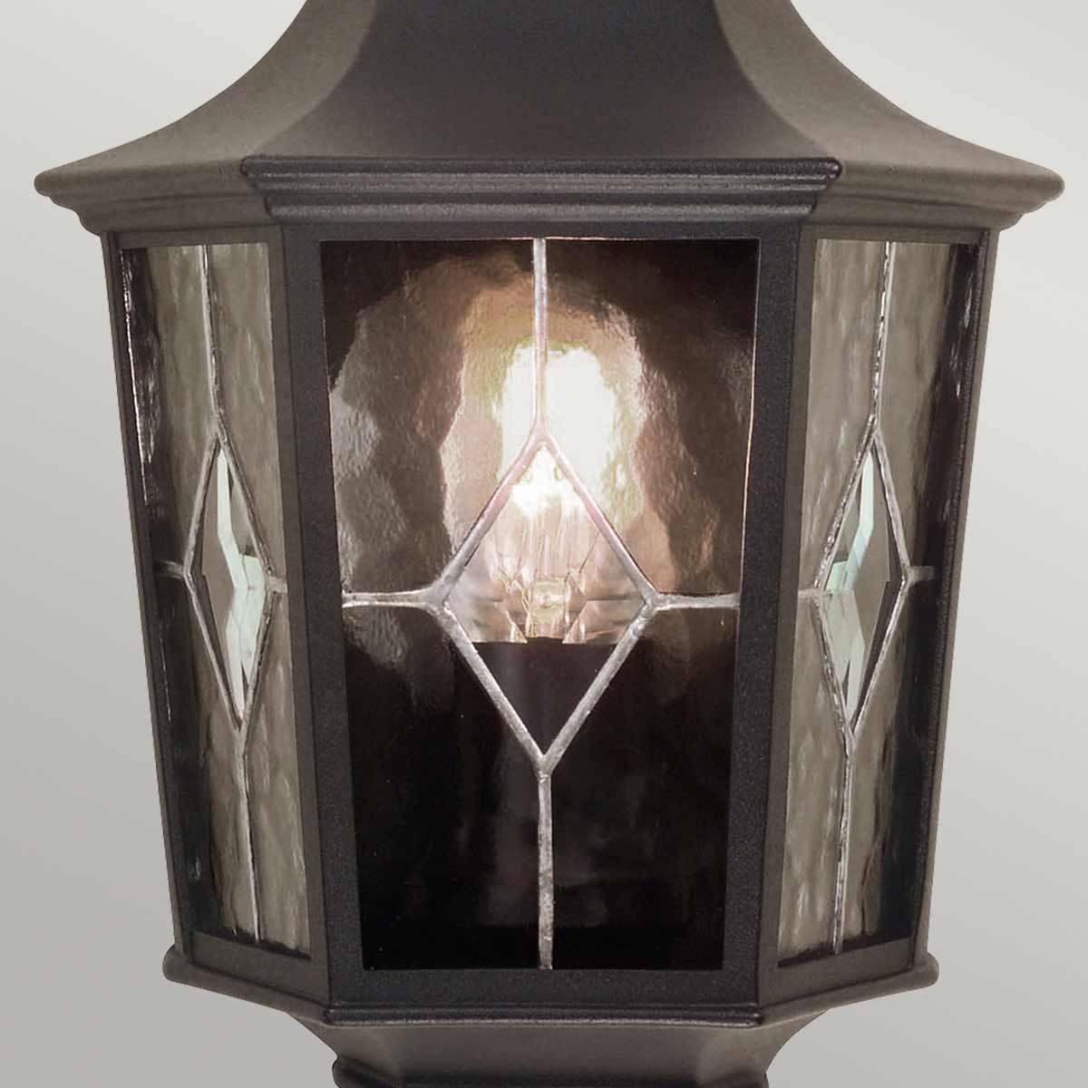 Norfolk Half Lantern Black - NR7-2-BLK