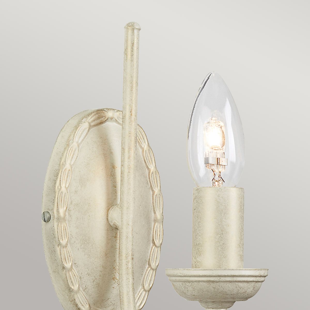 Olivia 1 Light Wall Light Ivory & Gold Patina - OV1-IVORY-GOLD