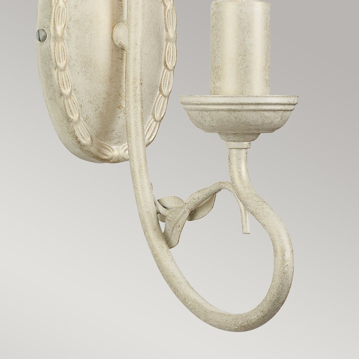 Olivia 1 Light Wall Light Ivory & Gold Patina - OV1-IVORY-GOLD