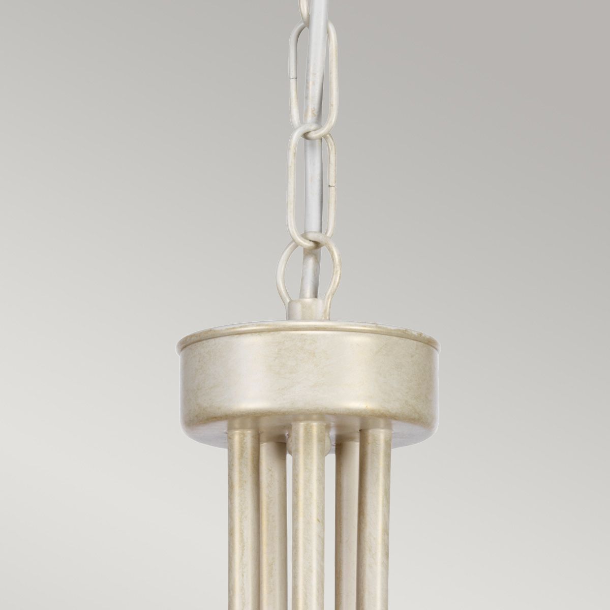 Olivia 5 Light Chandelier Ivory & Gold Patina - OV5-IVORY-GOLD