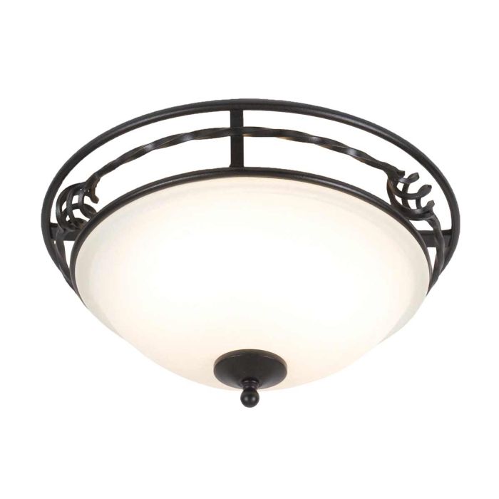 Pembroke 2 Light Flush Mount Light Black - PB-F-A-BLACK