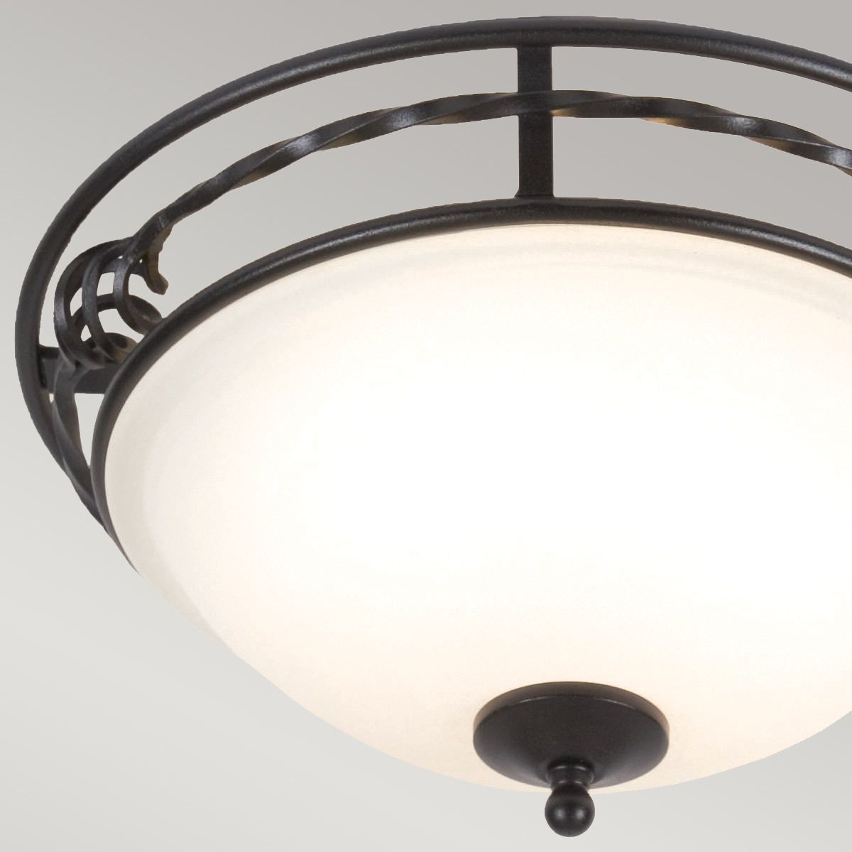 Pembroke 2 Light Flush Mount Light Black - PB-F-A-BLACK