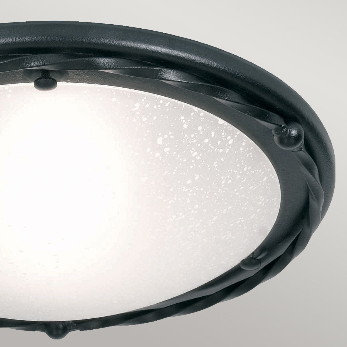 Pembroke Flush Mount Light Black - PB-F-B-BLACK