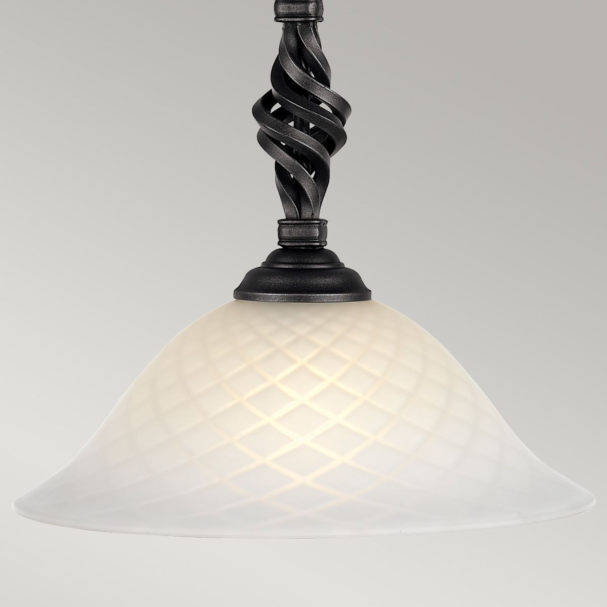 Pembroke 1 Light Pendant Black - PB-P-BLACK