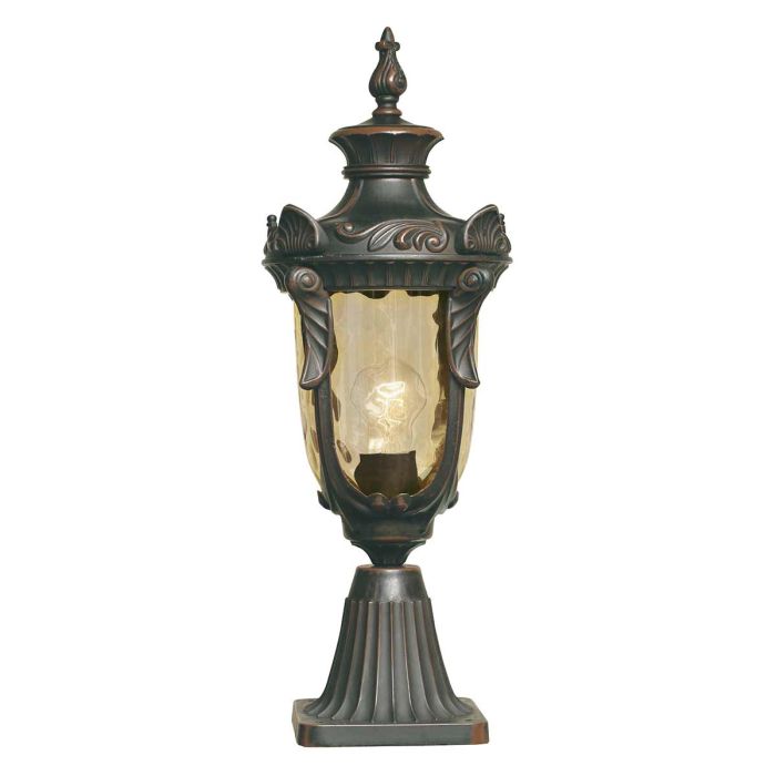 Philadelphia Medium Pedestal Light Old Bronze - PH3-M-OB