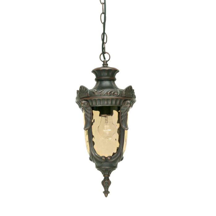 Philadelphia Medium Chain Lantern Old Bronze - PH8-M-OB