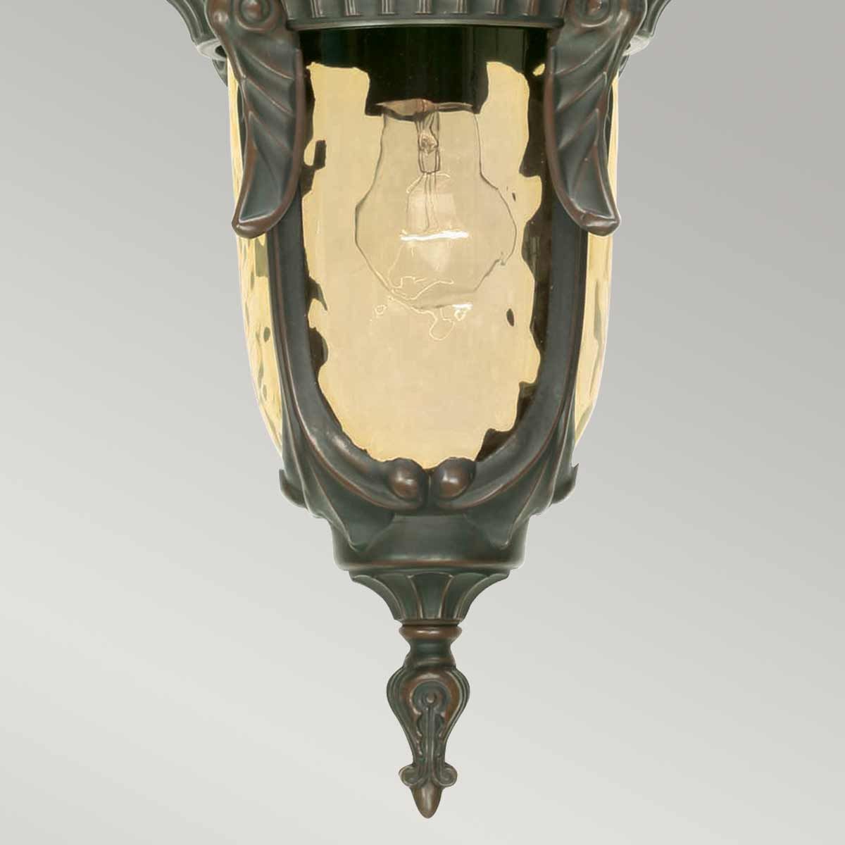 Philadelphia Medium Chain Lantern Old Bronze - PH8-M-OB