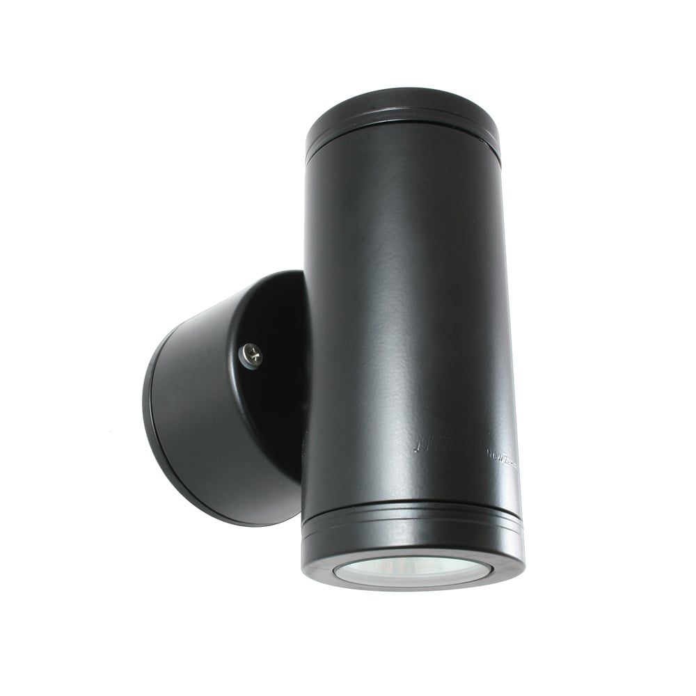 Pillar Aluminium Up & Down Wall Light Black - PIL/R/BK