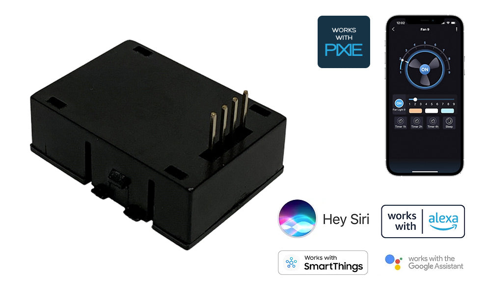HPI Pixie Module Fan Control Black - PIXIEM098