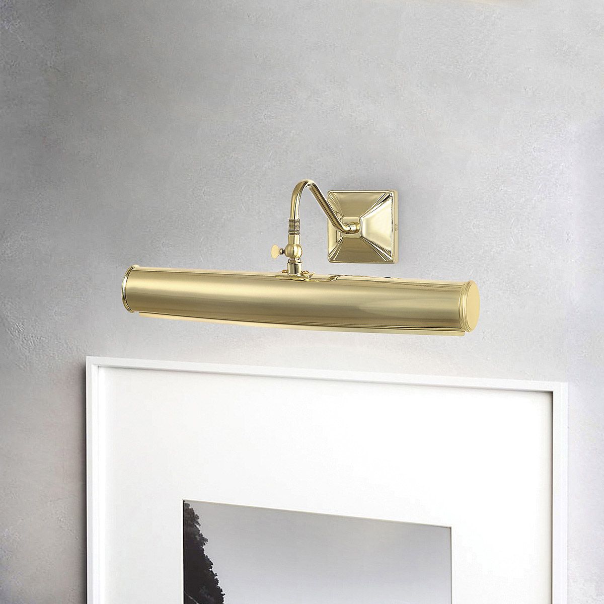 Picture Light 2 Light Large Polished Brass - PL1-20-PB