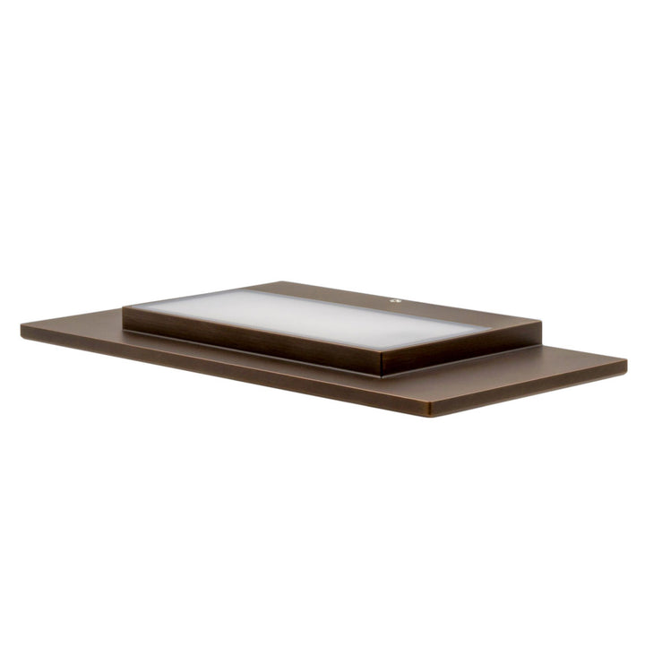 Platform Riser Led Wall Platform LED Wall Light 20W 3000K Brushed Bronze - SI A/PLATFORM/BRUSH