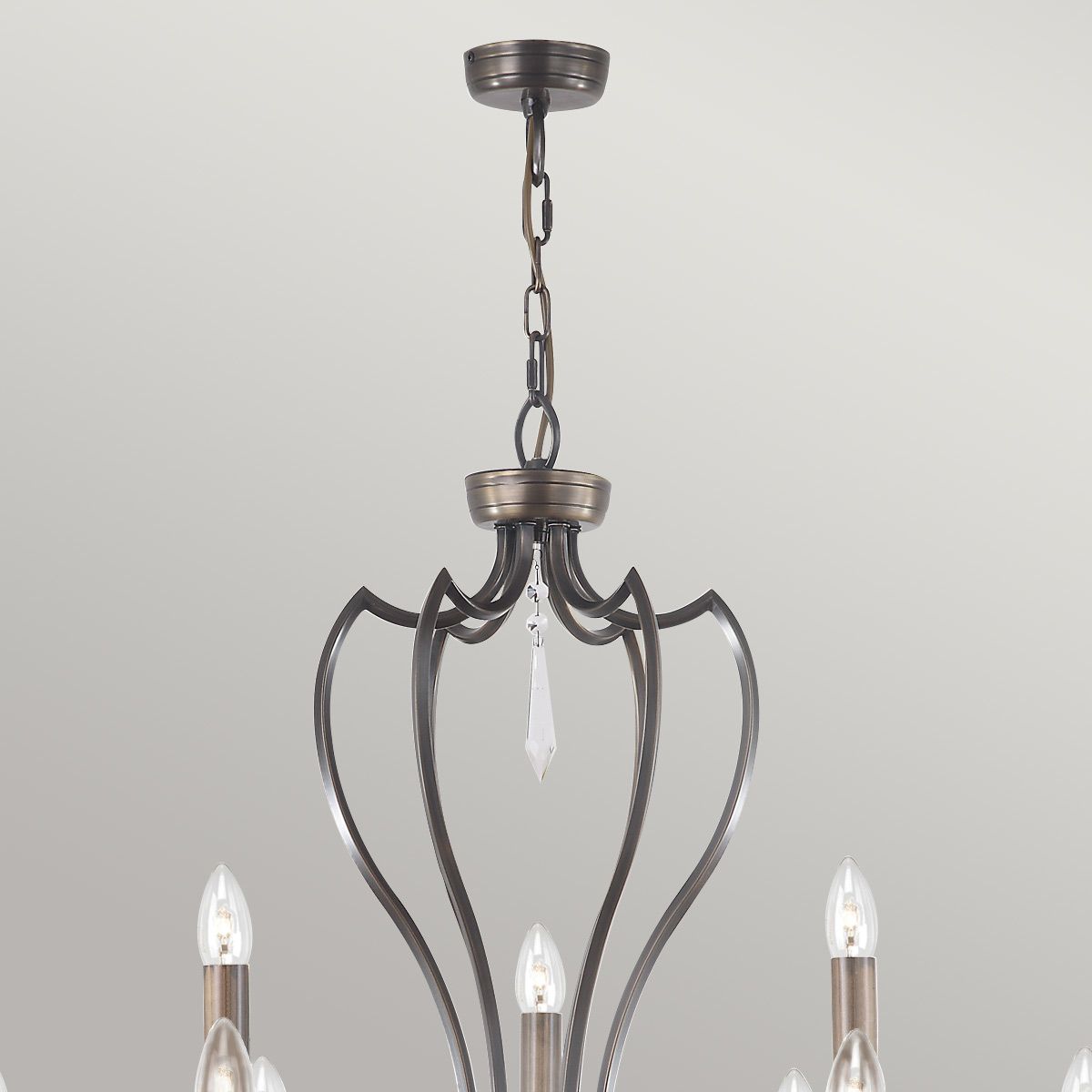 Pimlico 9 Light Chandelier Dark Bronze - PM9-DB