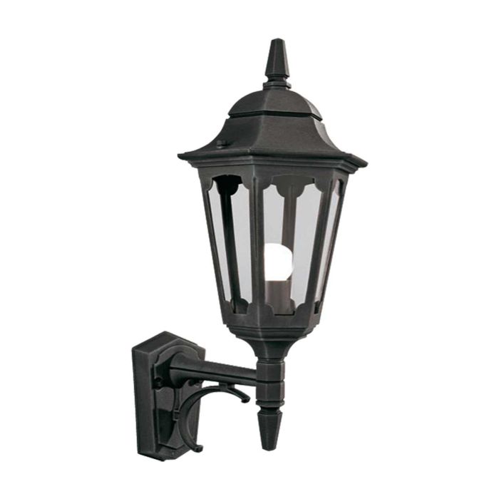 Parish Outdoor Up Wall Lantern Black - PR1-BLACK