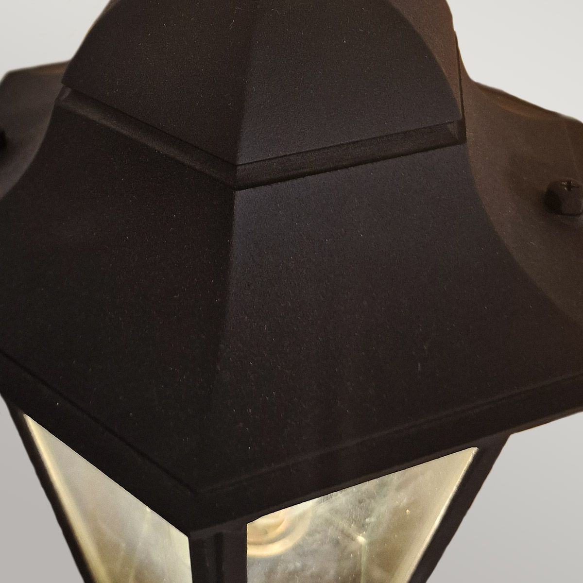 Parish Outdoor Up Wall Lantern Black - PR1-BLACK