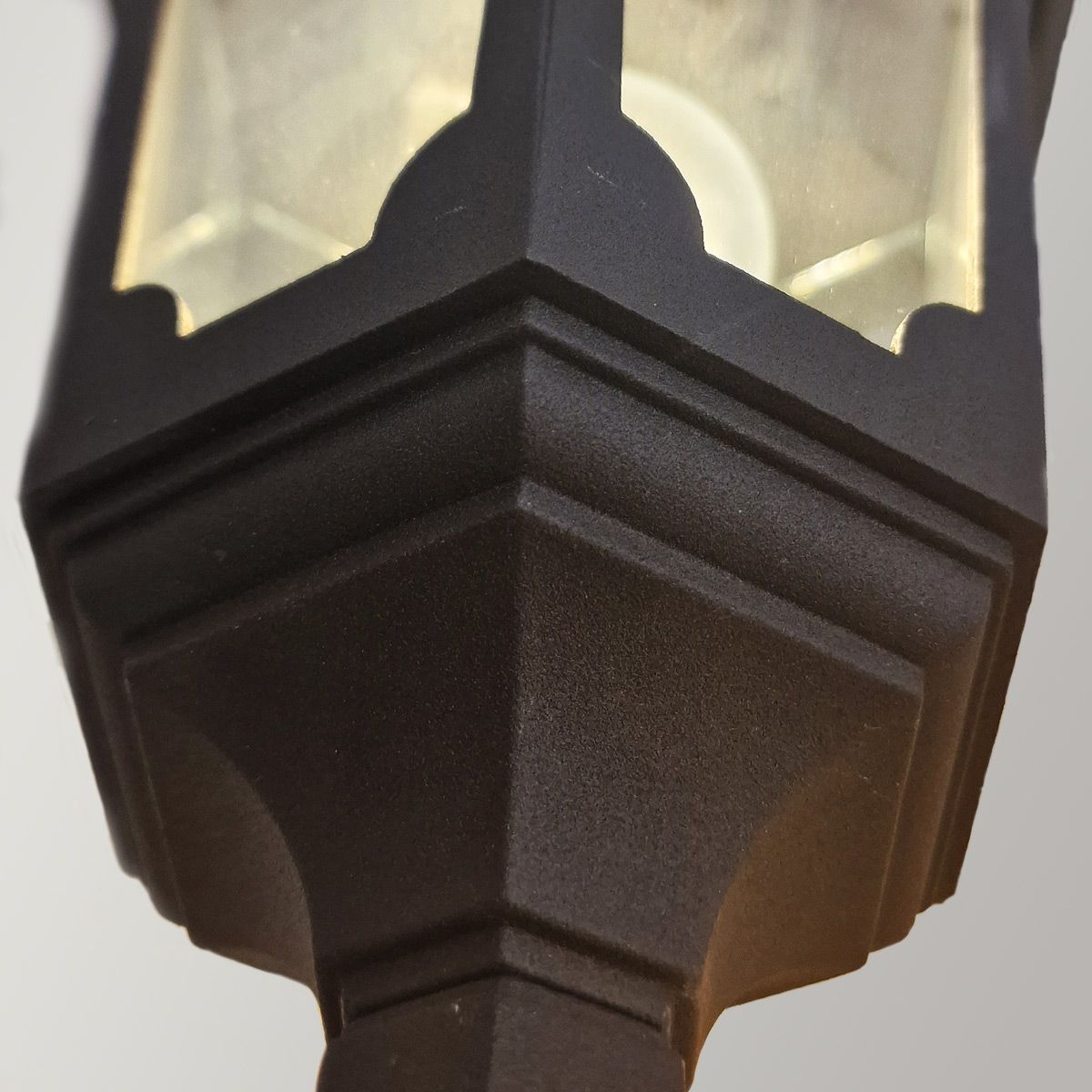 Parish Outdoor Up Wall Lantern Black - PR1-BLACK