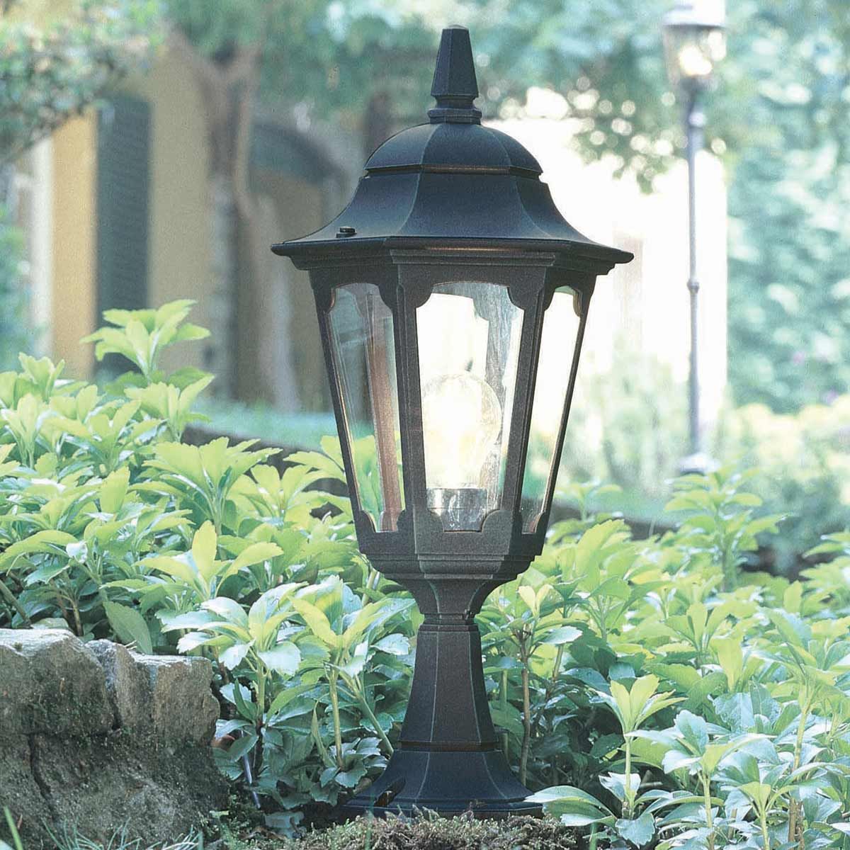 Parish Pedestal Lantern Black - PR4-BLACK