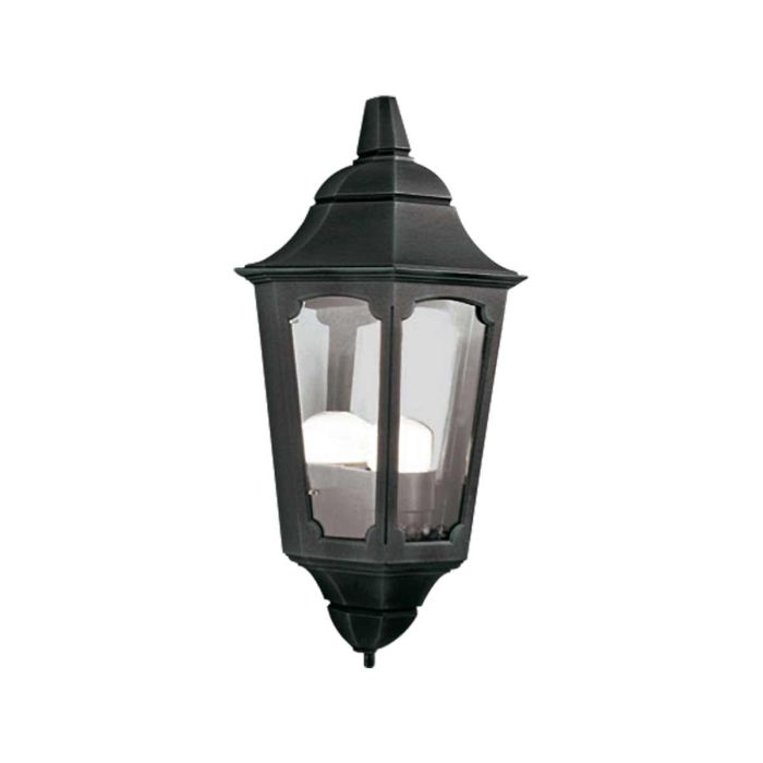 Parish Outdoor Half Wall Lantern Black - PR7-BLACK