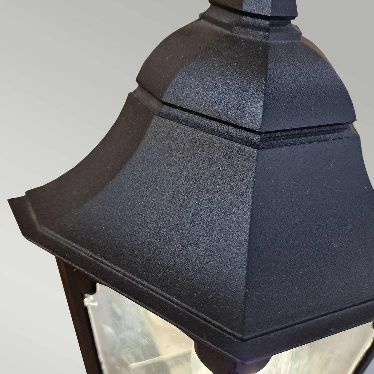 Parish Outdoor Half Wall Lantern Black - PR7-BLACK