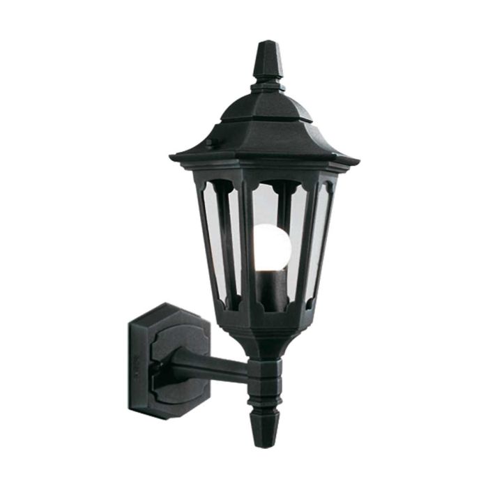 Parish Mini Up Wall Lantern Black - PRM1-BLACK