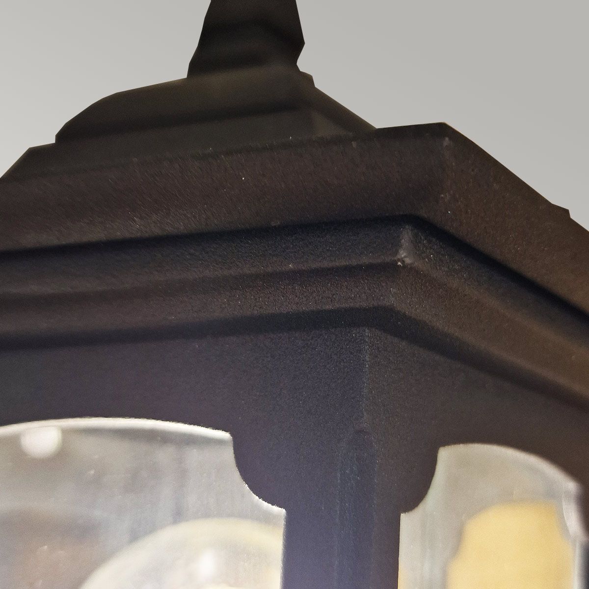 Parish Mini Up Wall Lantern Black - PRM1-BLACK