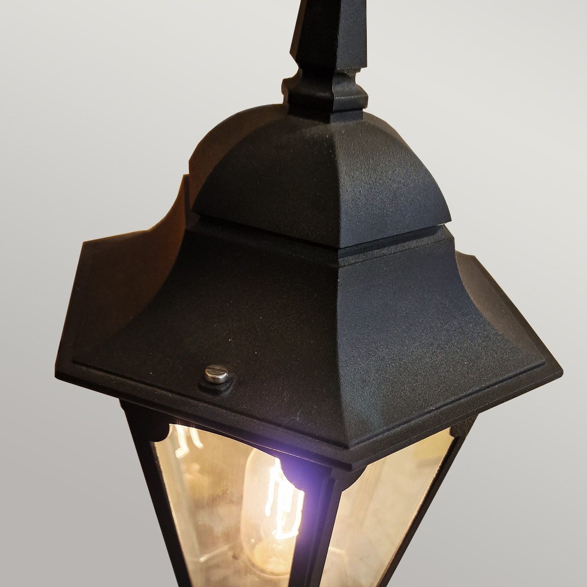 Parish Mini Pedestal Lantern Black - PRM4-BLACK