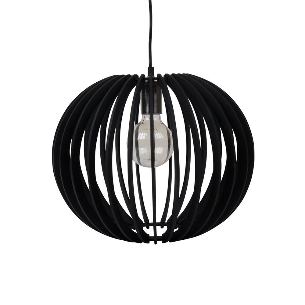 Buy Pendant Lights Australia Puffin Pendant Light W400mm Brown Timber - 31021