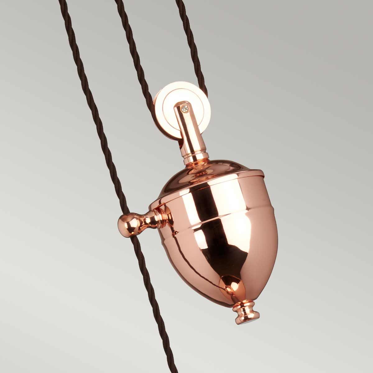 Provence Rise and Fall Pendant Polished Copper - PV-P-CPR