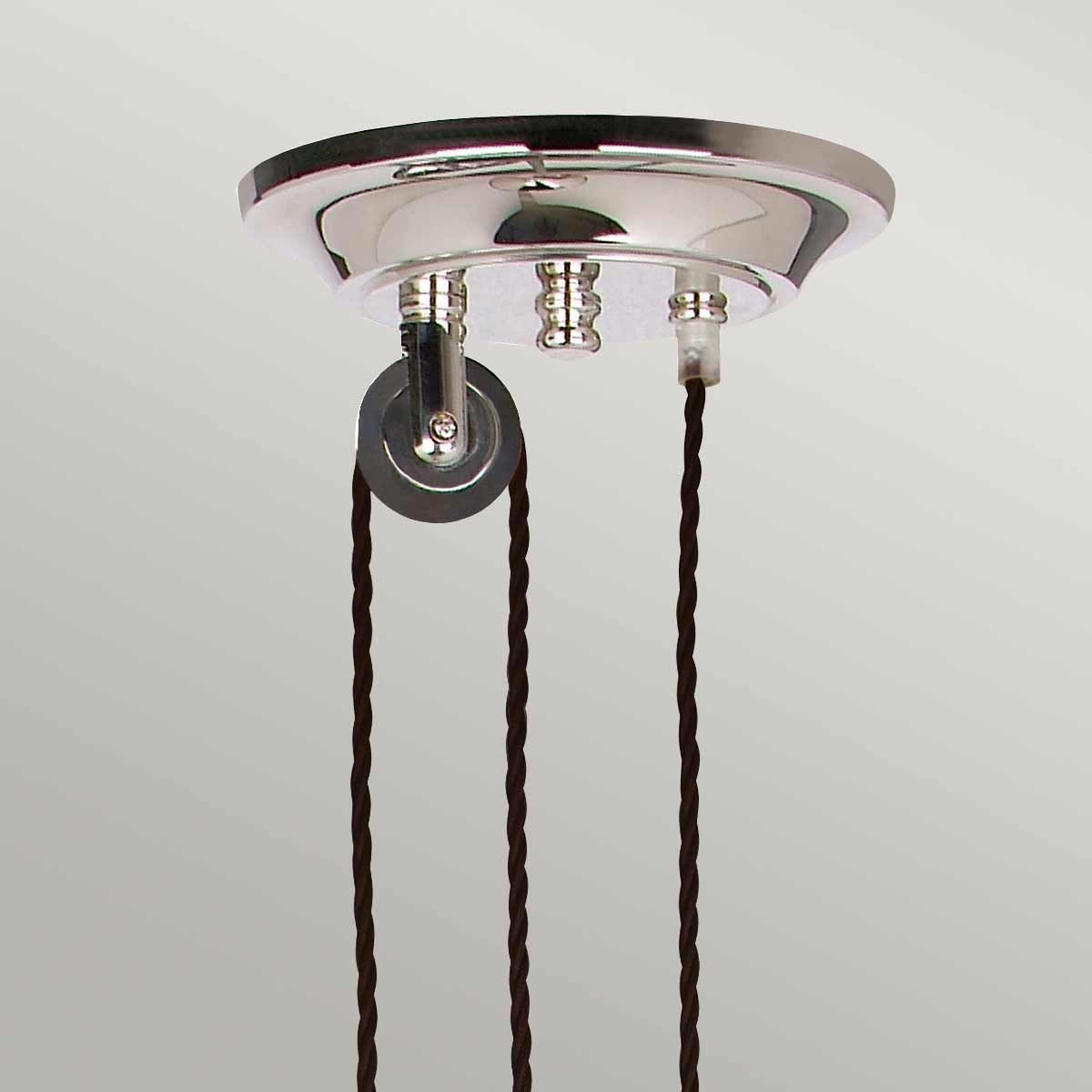 Provence Rise and Fall Pendant Polished Nickel - PV-P-PN