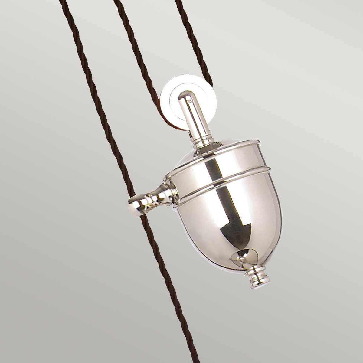 Provence Rise and Fall Pendant Polished Nickel - PV-P-PN