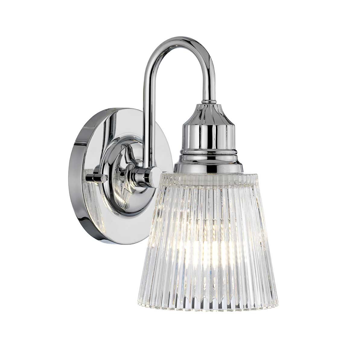 Addison Vanity Light Polished Chrome - QN-ADDISON1-BATH