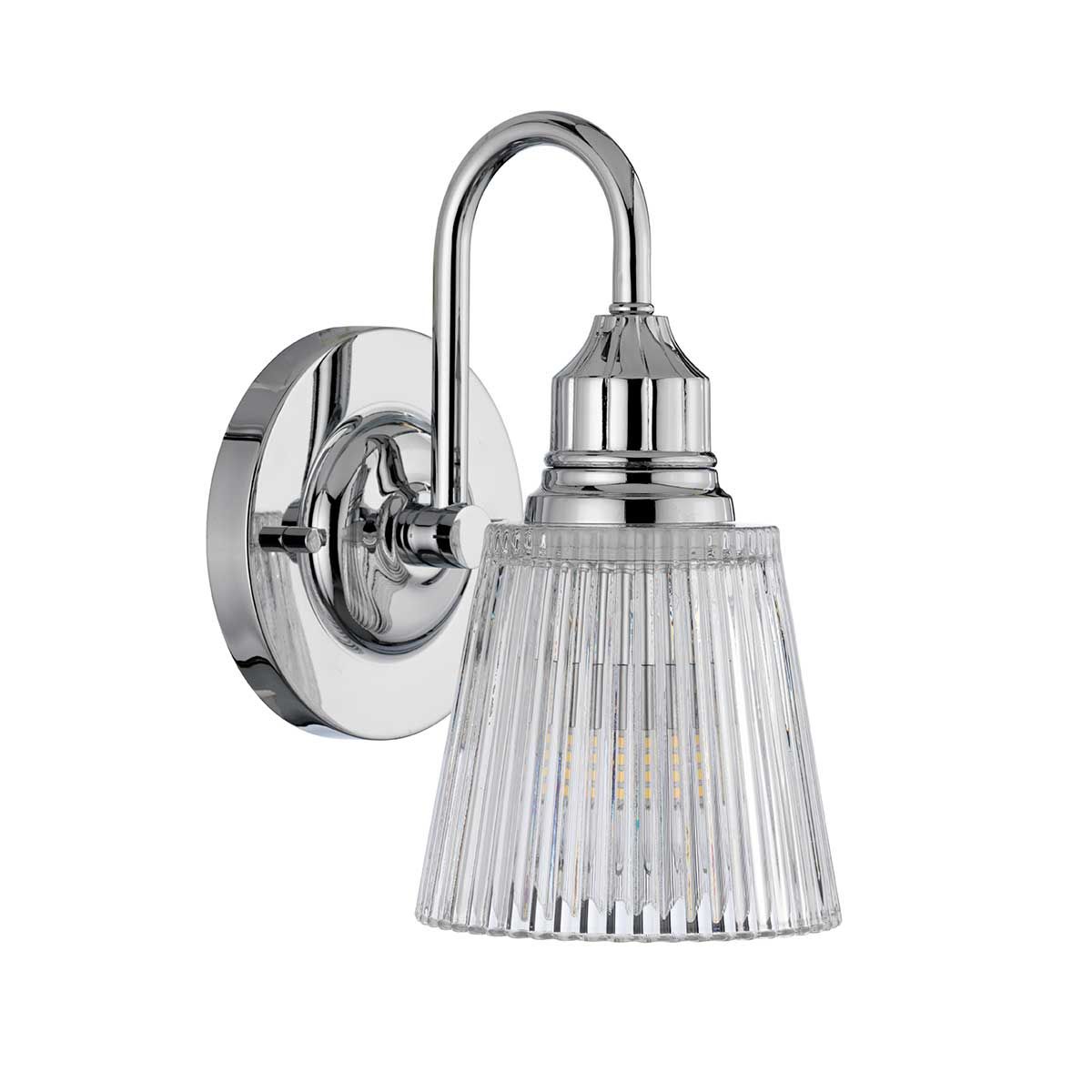 Addison Vanity Light Polished Chrome - QN-ADDISON1-BATH