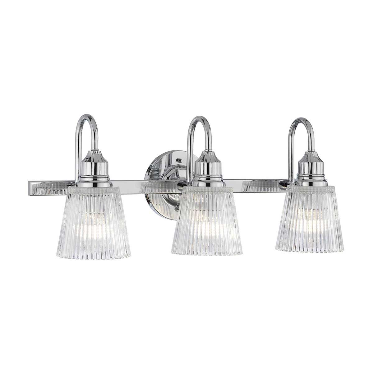 Addison Vanity 3 Light Polished Chrome - QN-ADDISON3-BATH