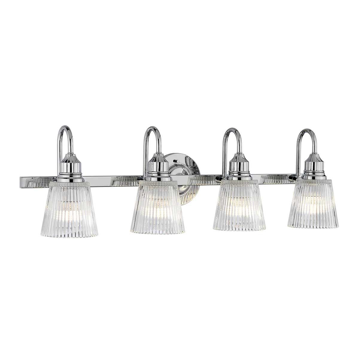 Addison Vanity 4 Light Polished Chrome - QN-ADDISON4-BATH