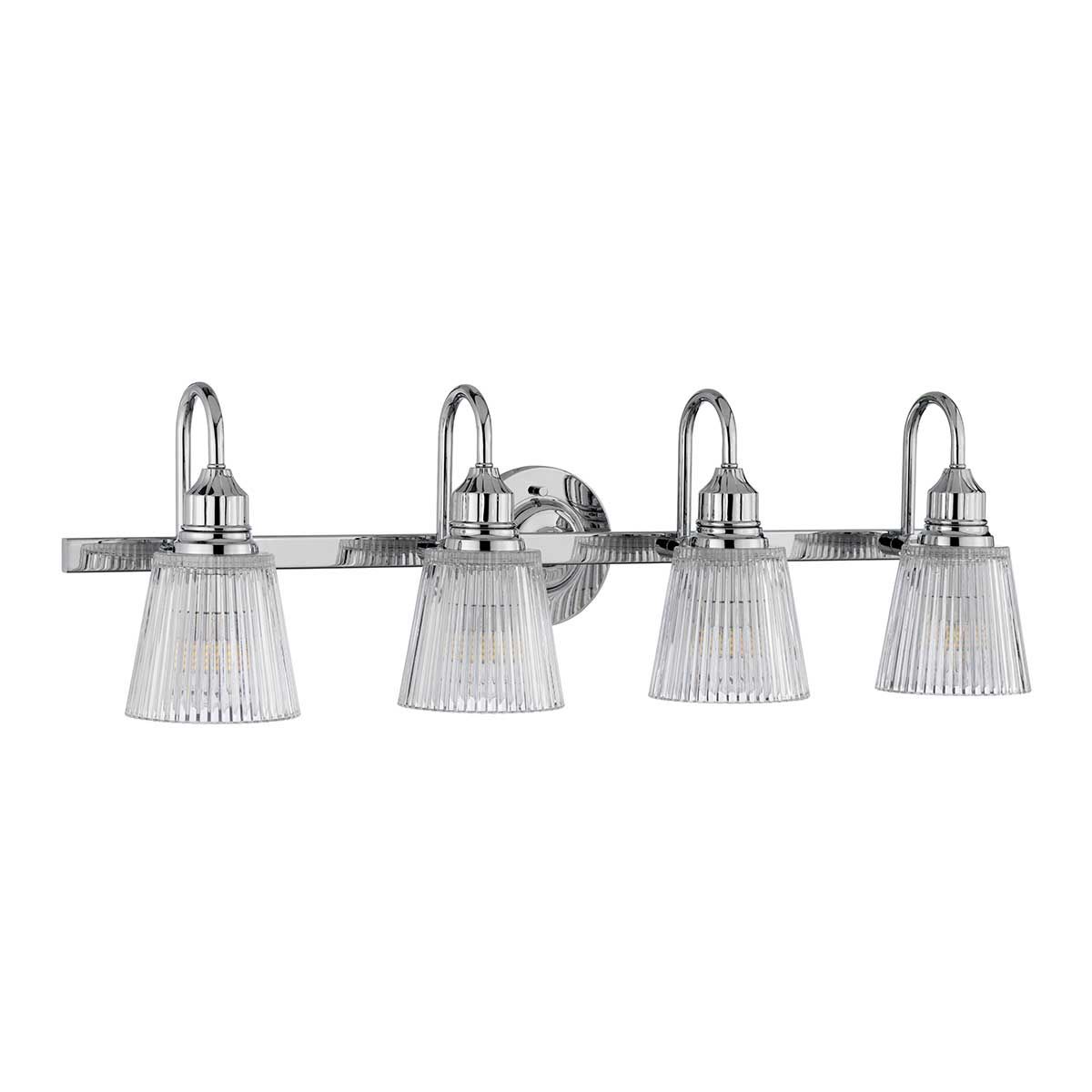 Addison Vanity 4 Light Polished Chrome - QN-ADDISON4-BATH