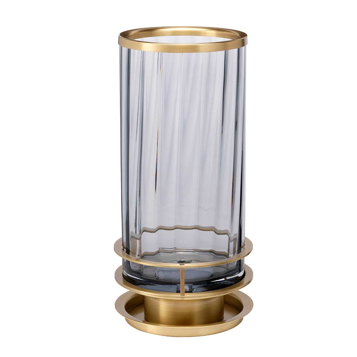 Arno Table Lamp Smoke & Aged Brass - QN-ARNO-SMOKE-AB