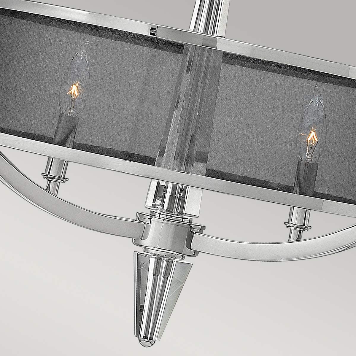 Ascher 3 Light Pendant Polished Nickel - QN-ASCHER-3P