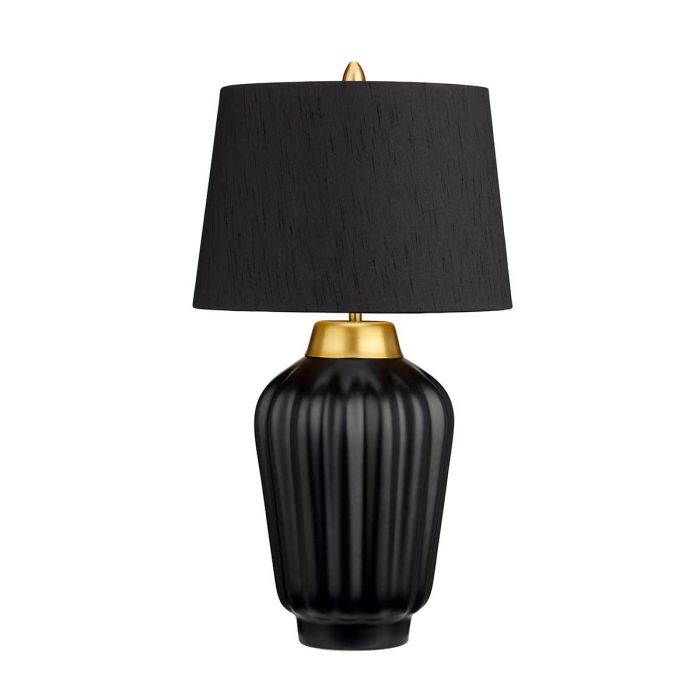 Bexley Table Lamp Black & Brushed Brass - QN-BEXLEY-TL-BKBB