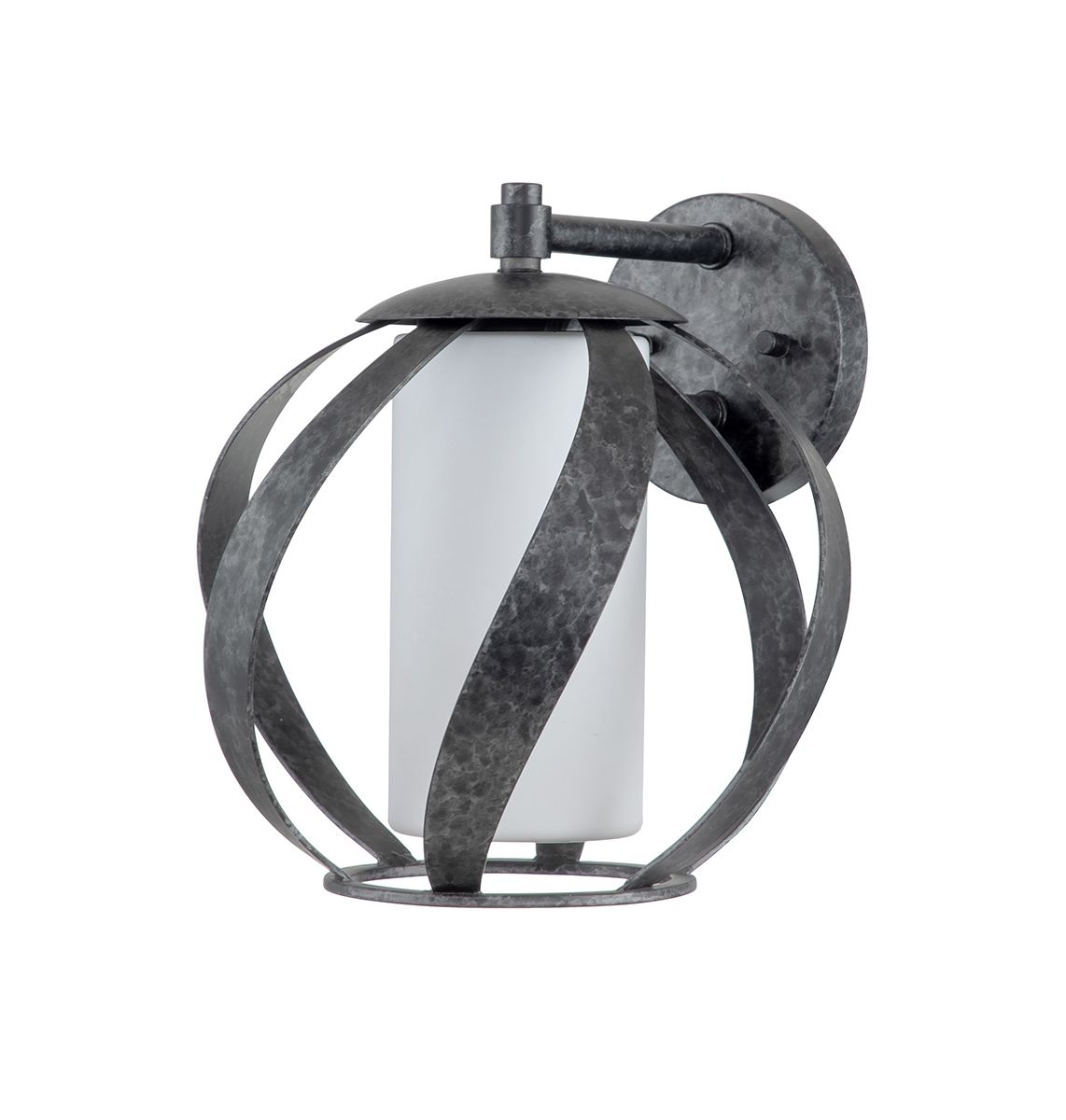 Blacksmith Wall Light Old Black & Opal - QN-BLACKSMITH1-OBK