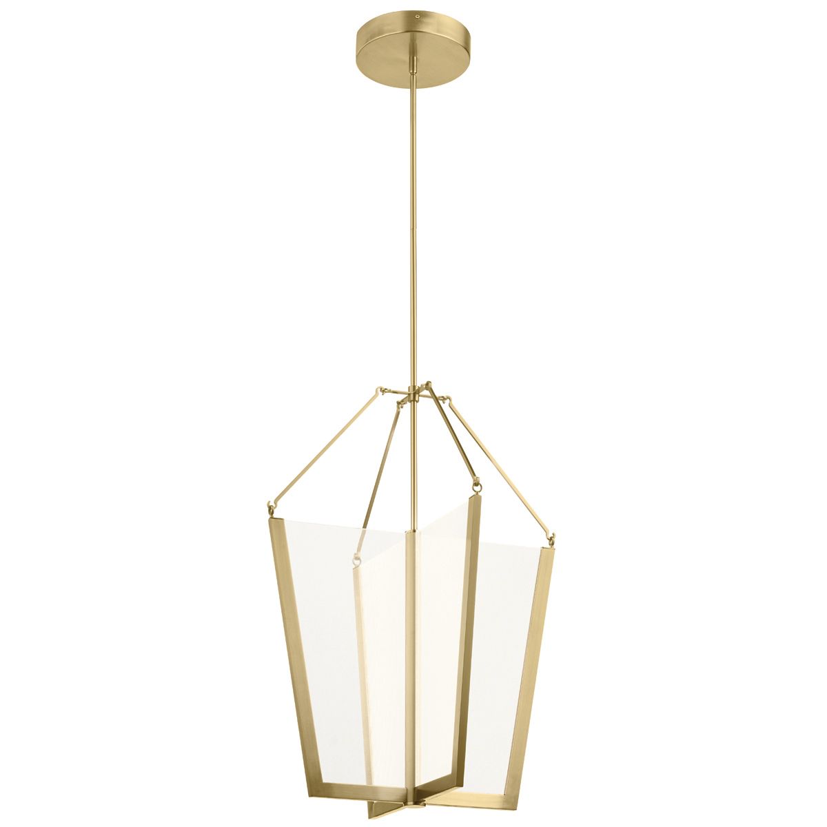 Calters Large LED Pendant 72.3W 3000K Champagne Gold - QN-CALTERS-P-L-CG