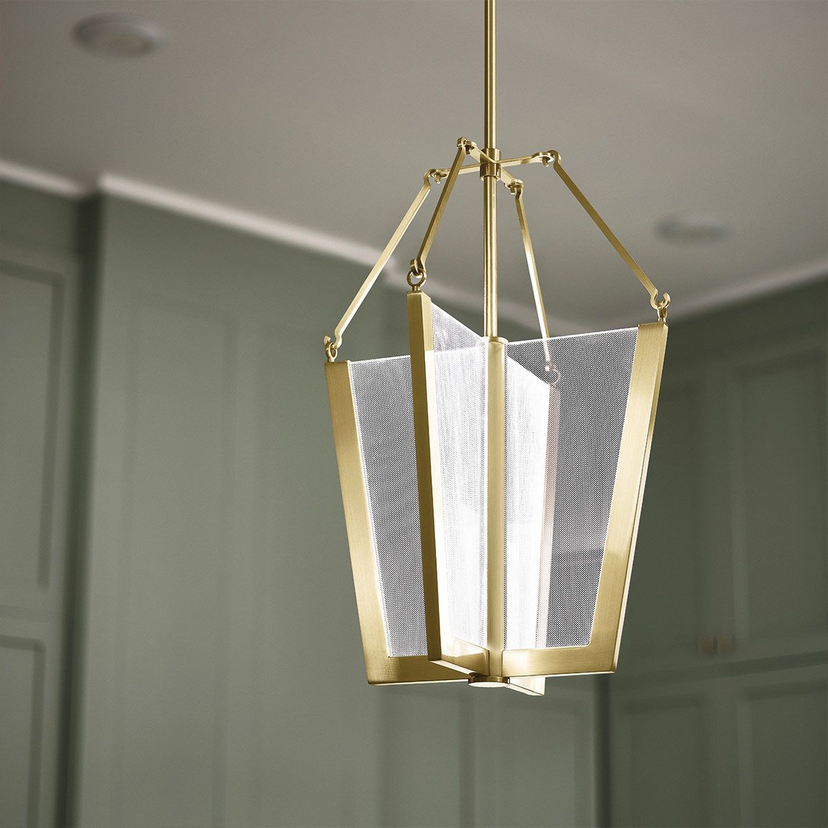 Calters Medium LED Pendant 49W 3000K Champagne Gold - QN-CALTERS-P-M-CG