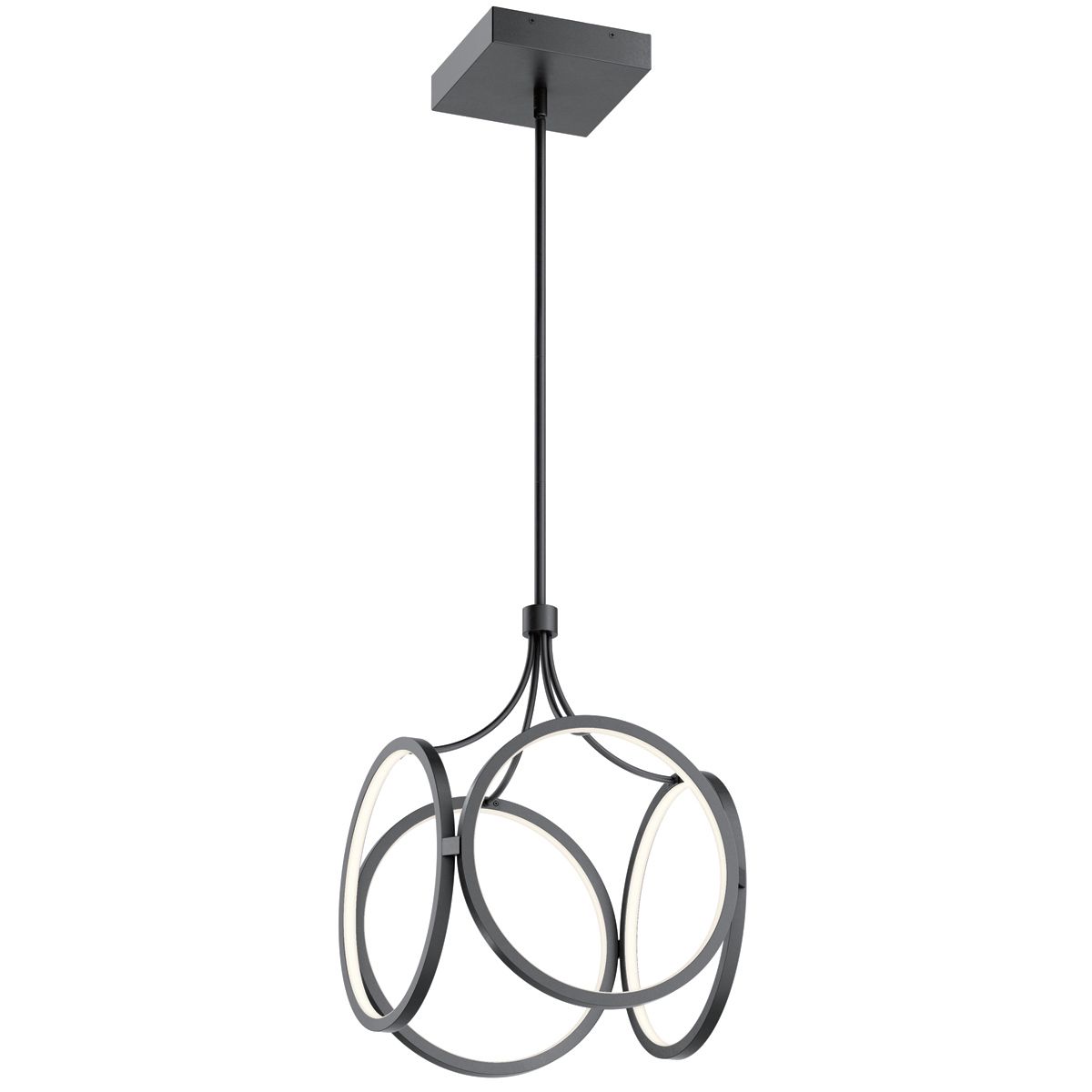 Ciri LED Pendant 45W 3000K Matte Black - QN-CIRI-P-MBK