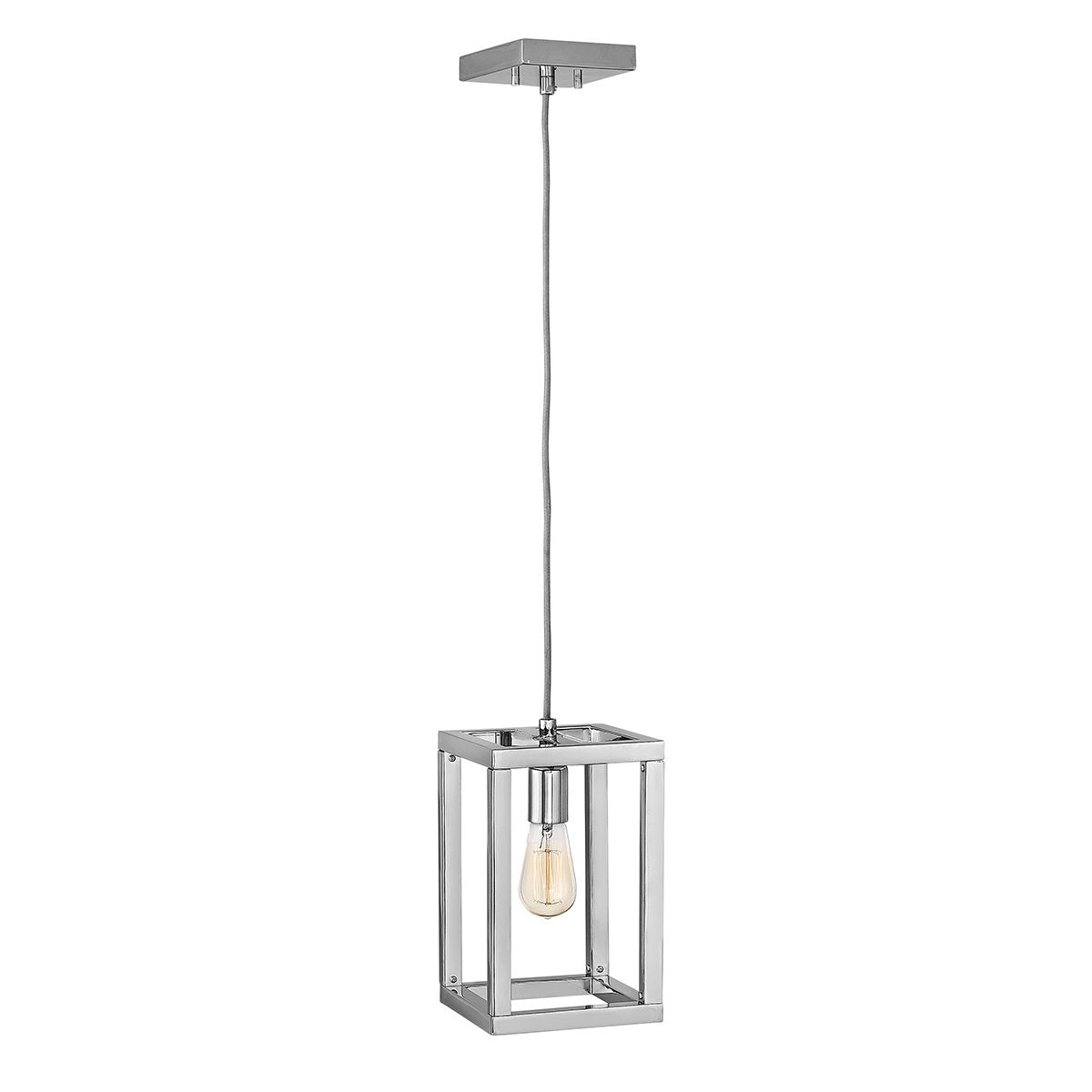 Ensemble Pendant Light Steel Polished Nickel - QN-ENSEMBLE1P-PN