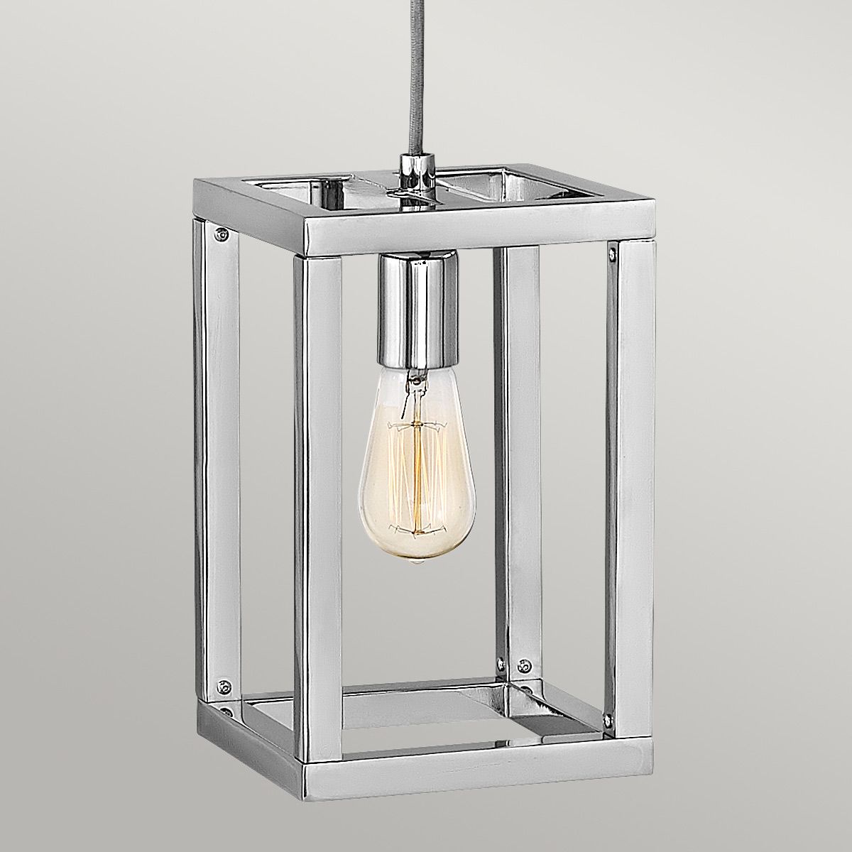 Ensemble Pendant Light Steel Polished Nickel - QN-ENSEMBLE1P-PN