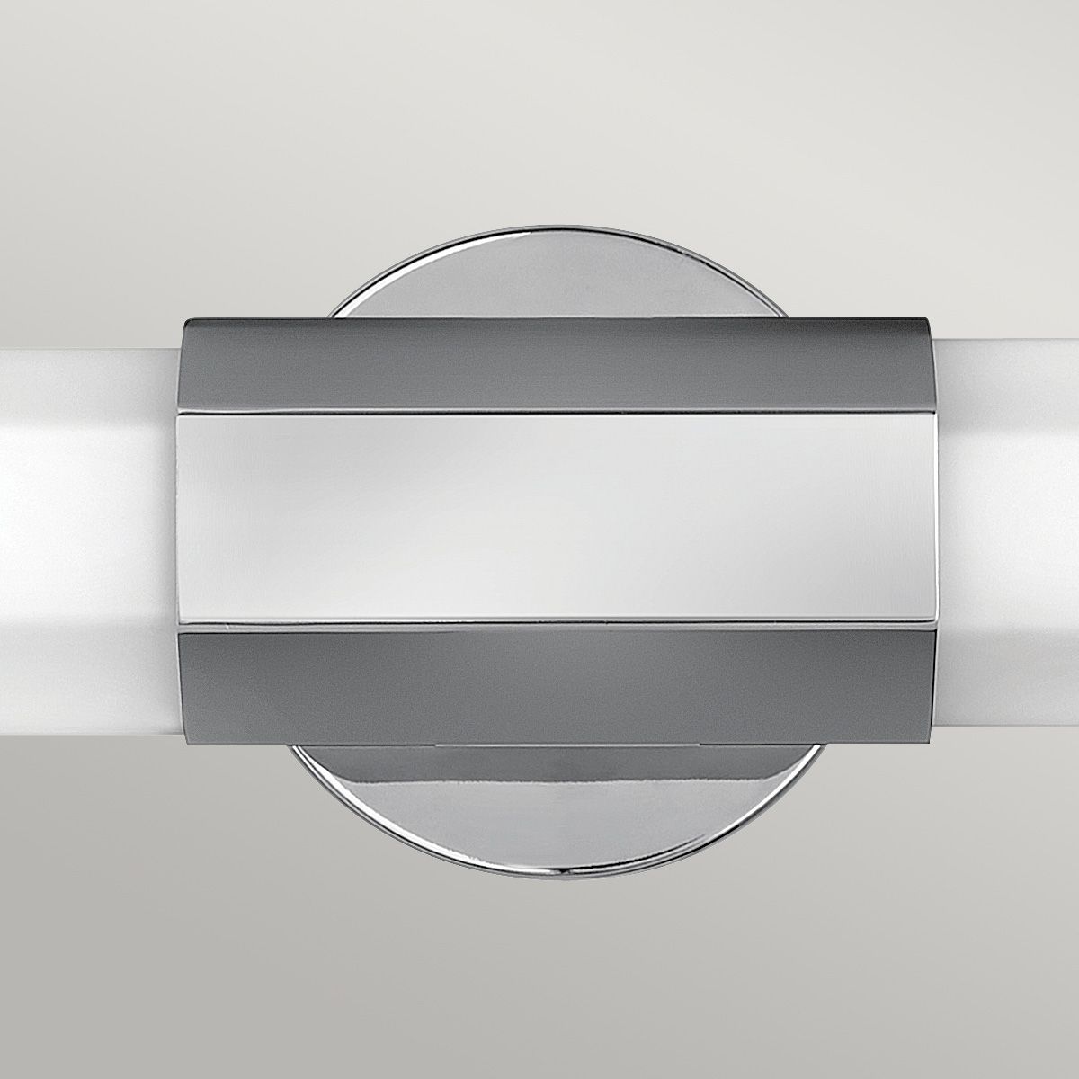 Facet Double LED Wall Light 12W 3000K Polished Chrome - QN-FACET-LED2-PC-BATH