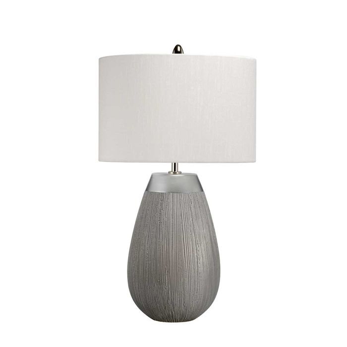 Harrow Table Lamp Silver & Hepplewhite - QN-HARROW-TL