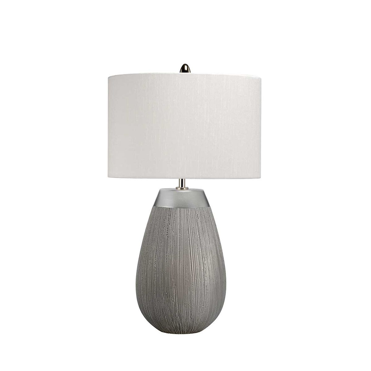 Harrow Table Lamp Silver & Hepplewhite - QN-HARROW-TL